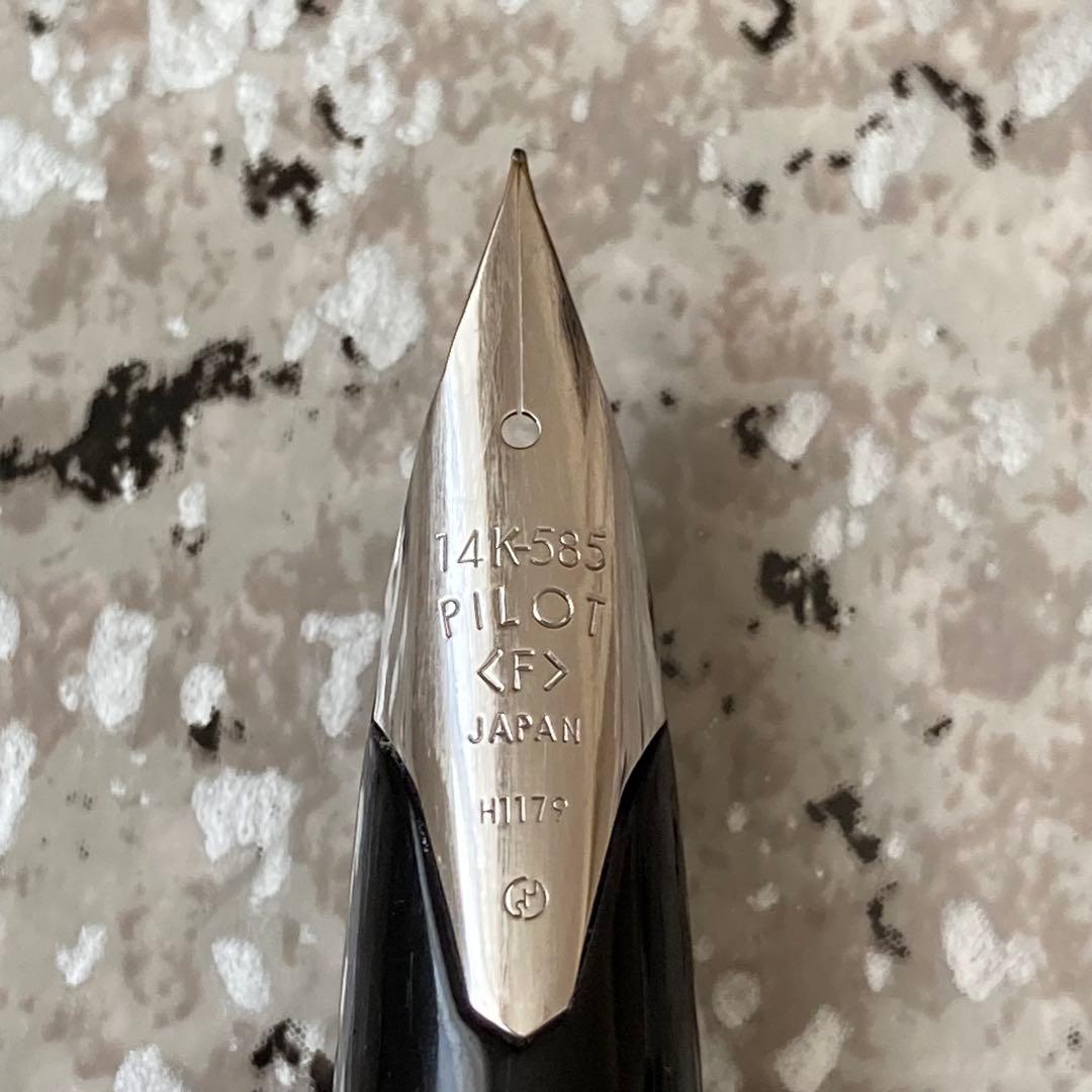 #176 オーバーホール済み 万年筆 パイロット PILOT 全格子 14k