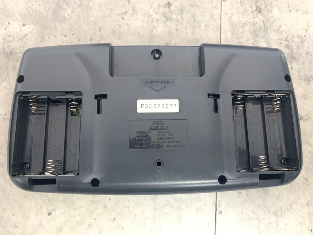 ＄ SEGA GAME GEAR ゲーム機 ゲームギア対応ACアダプター付き