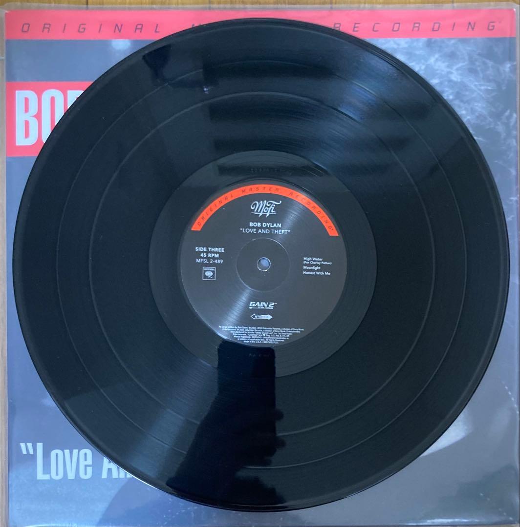 稀少高音質100番台Love&Theft Bob Dylanボブディランレコード