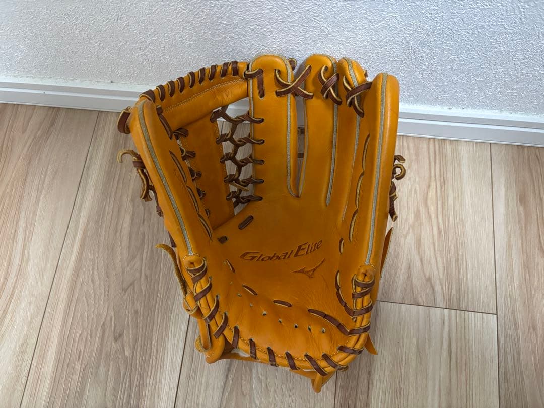 ミズノ　グローバルエリート　一般軟式　外野用　グラブ