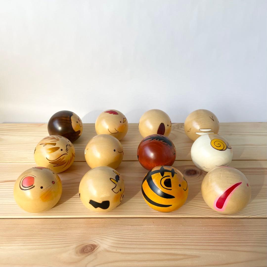 卯三郎　こけし干支　12支セット