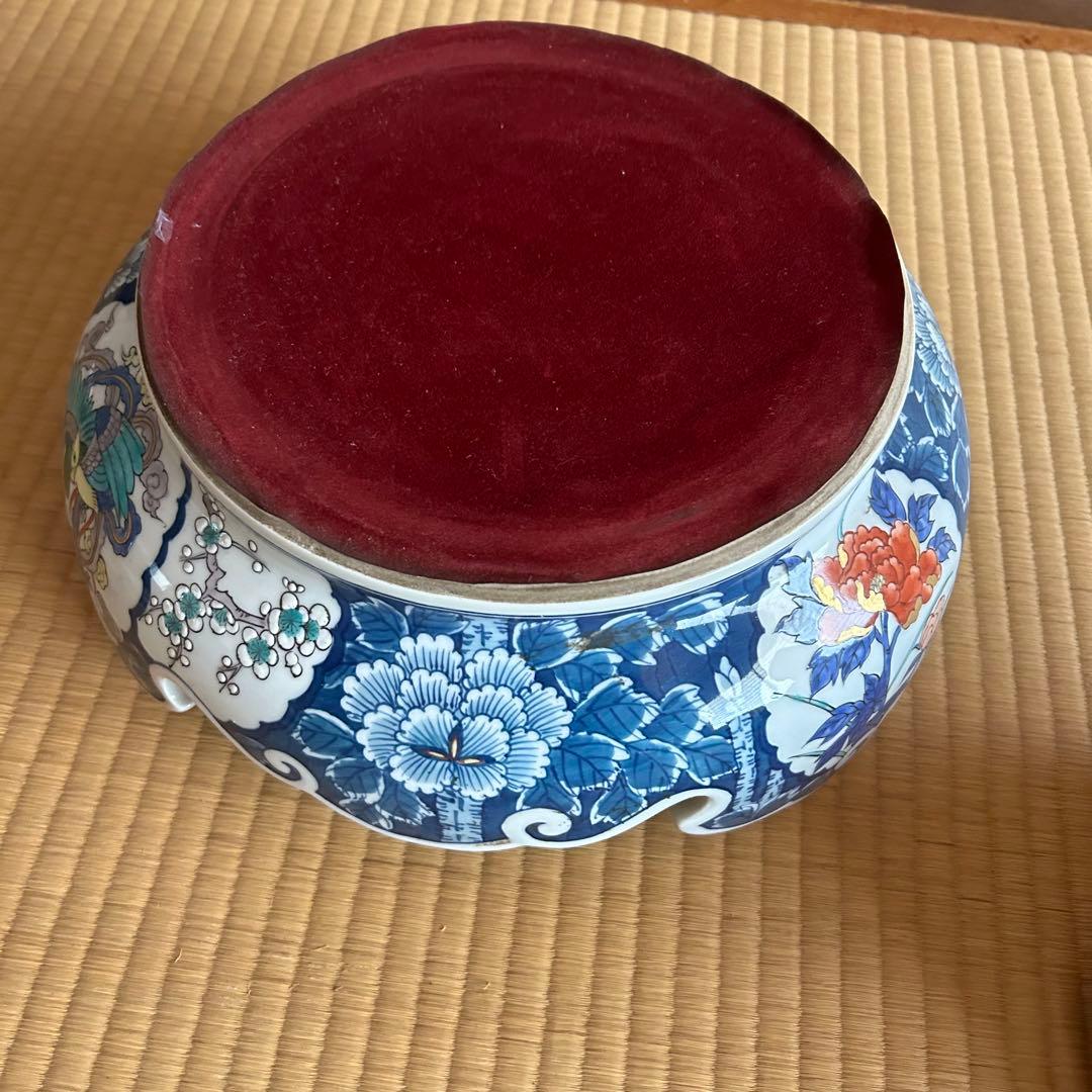 藤井錦彩 古伊万里風 立壺