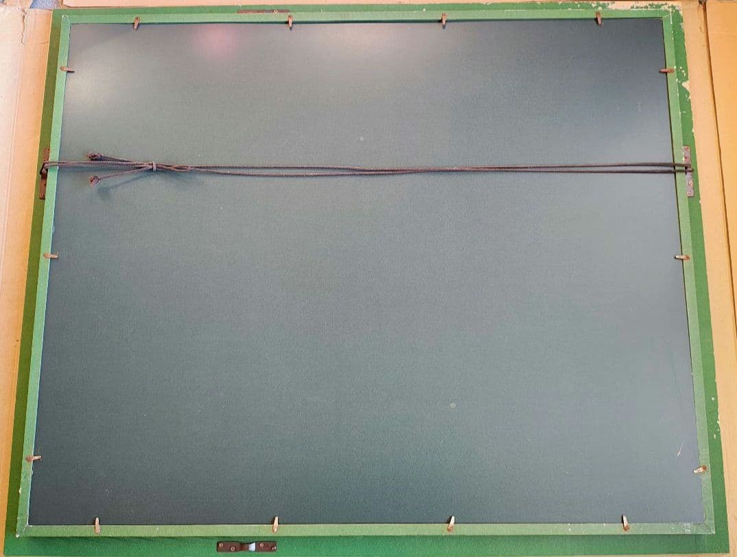 【送料込】F30号 大型 油彩額縁 アクリル板 油絵付き作品保護 公募展 搬入