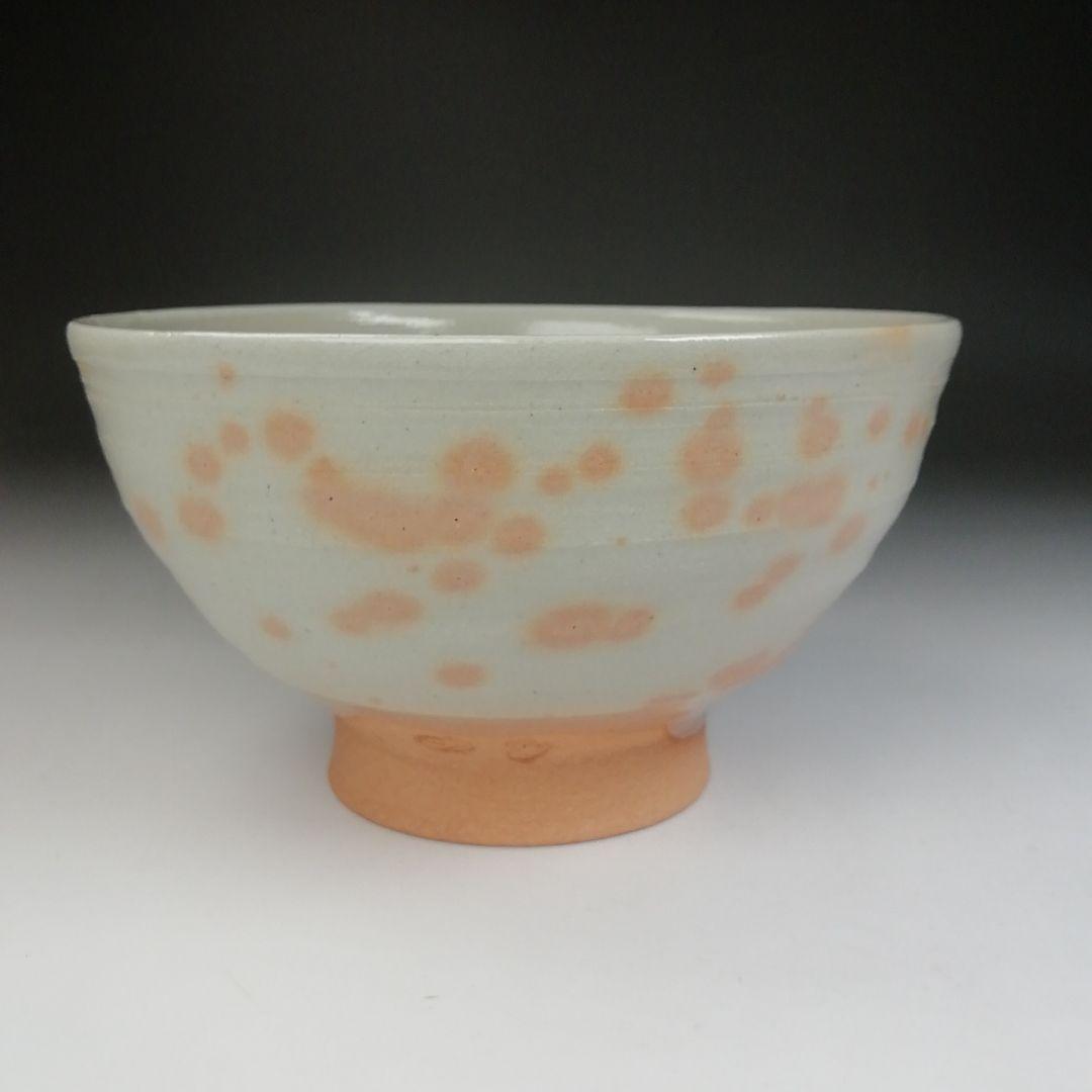 Ｔ４６６　茶碗　『御本手　茶碗』『鳥嶺窯　徐仙吉』　共箱　抹茶碗　茶道具