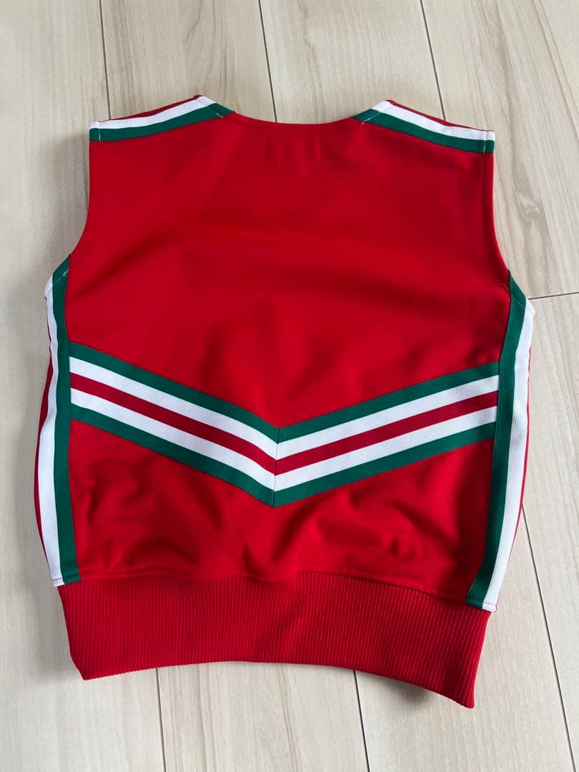 チアリーディングウェア 上下セット　赤