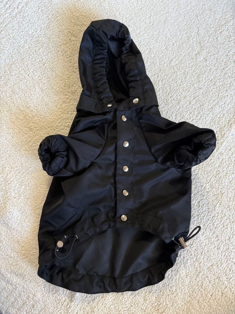 PRADA Re-Nylon ドッグレインコート ブラック