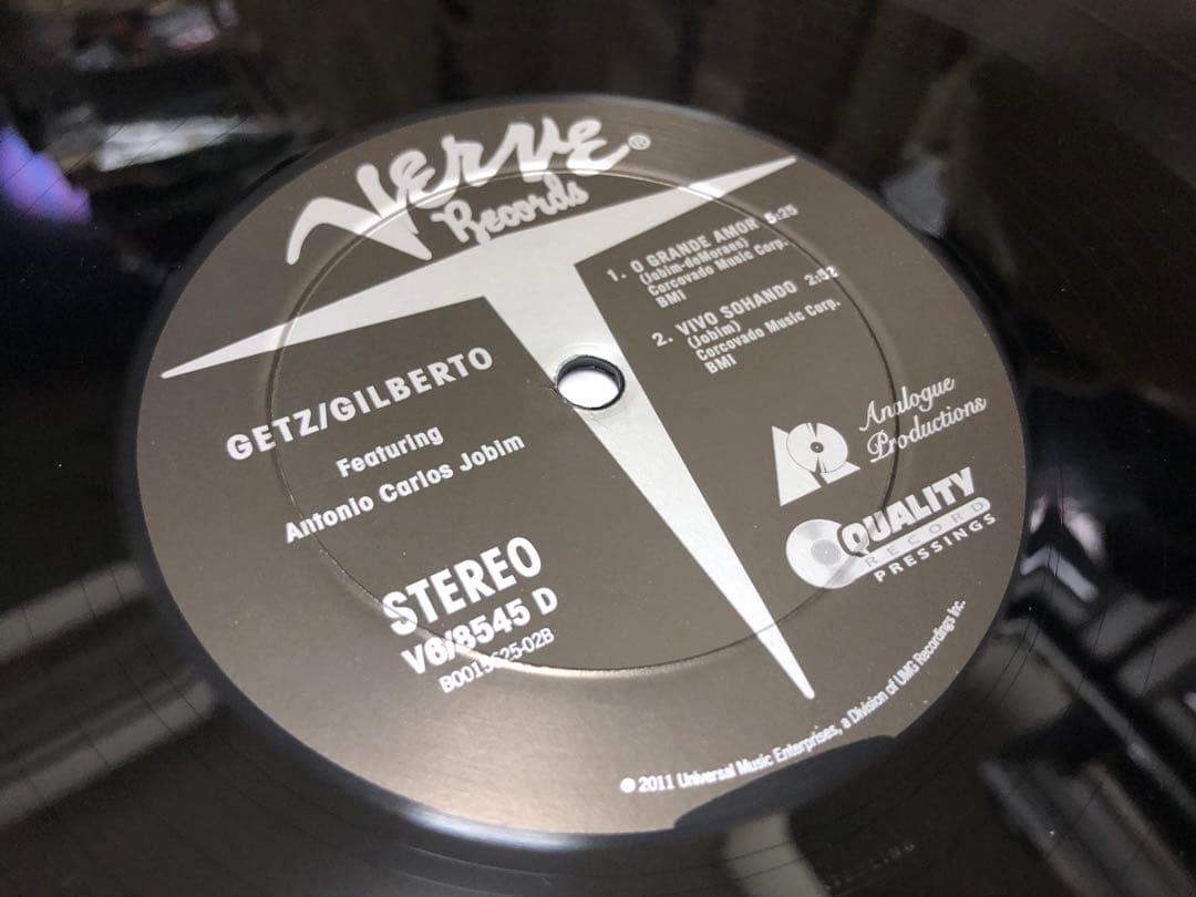 アナログプロダクション Getz Gilberto 45回転 2枚組 超高音質