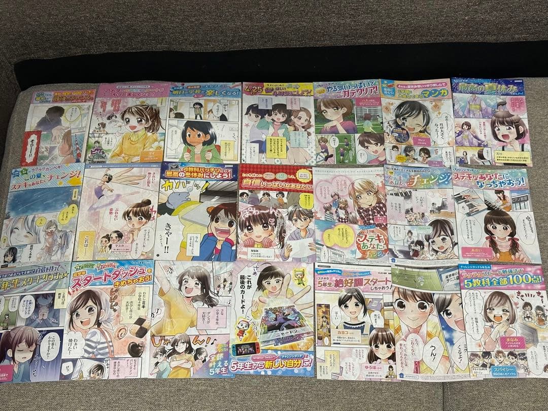 ベネッセ 進研ゼミ DM ダイレクトメール 漫画 チャレンジ 小学生版