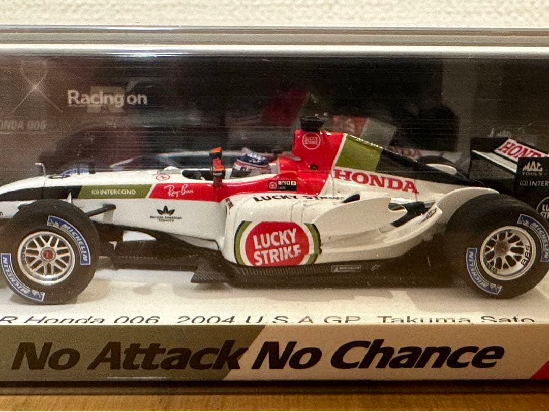 BAR Honda 006 2004 U.S.A GP 佐藤琢磨スパークミニカー