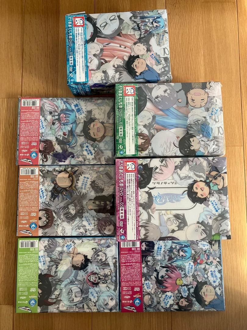 そらのおとしもの　初回限定版　DVD 全巻 イカロス　ニンフ　抱き枕カバー