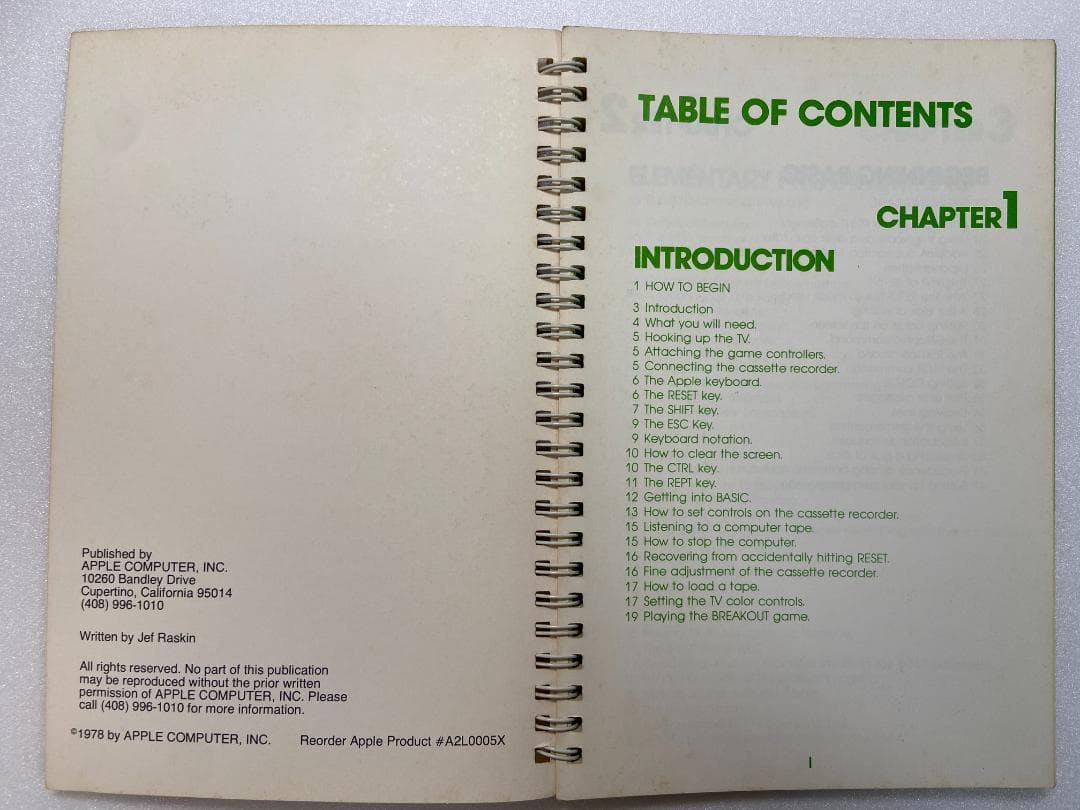 AppleII BASIC PROGRAMMING Manual 英語版