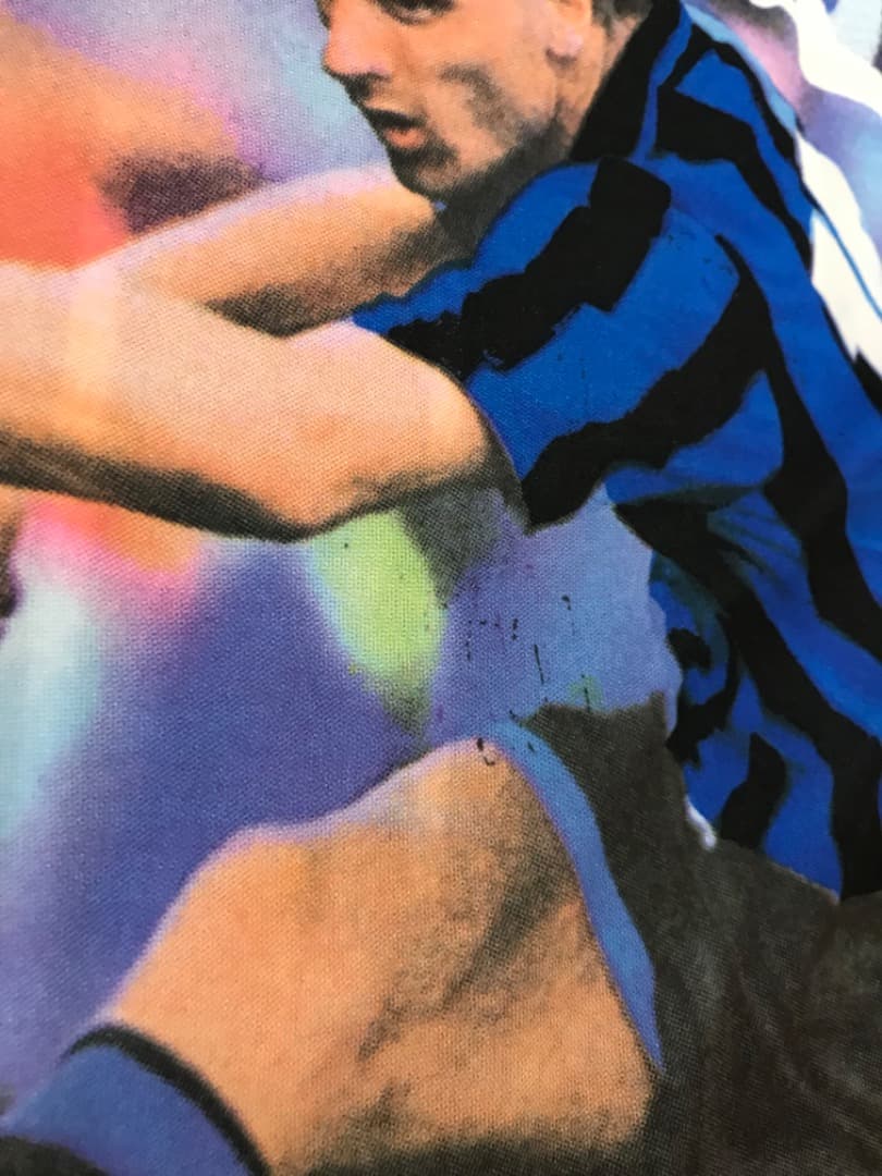 【激レア】ベルカンプ　インテル　長袖　プリント　シャツ