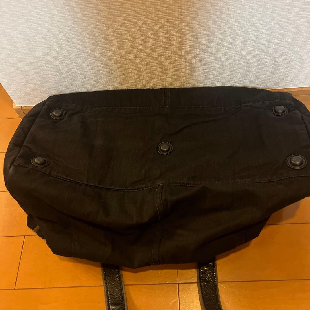 Diesel Industry ブラックボストンバッグ