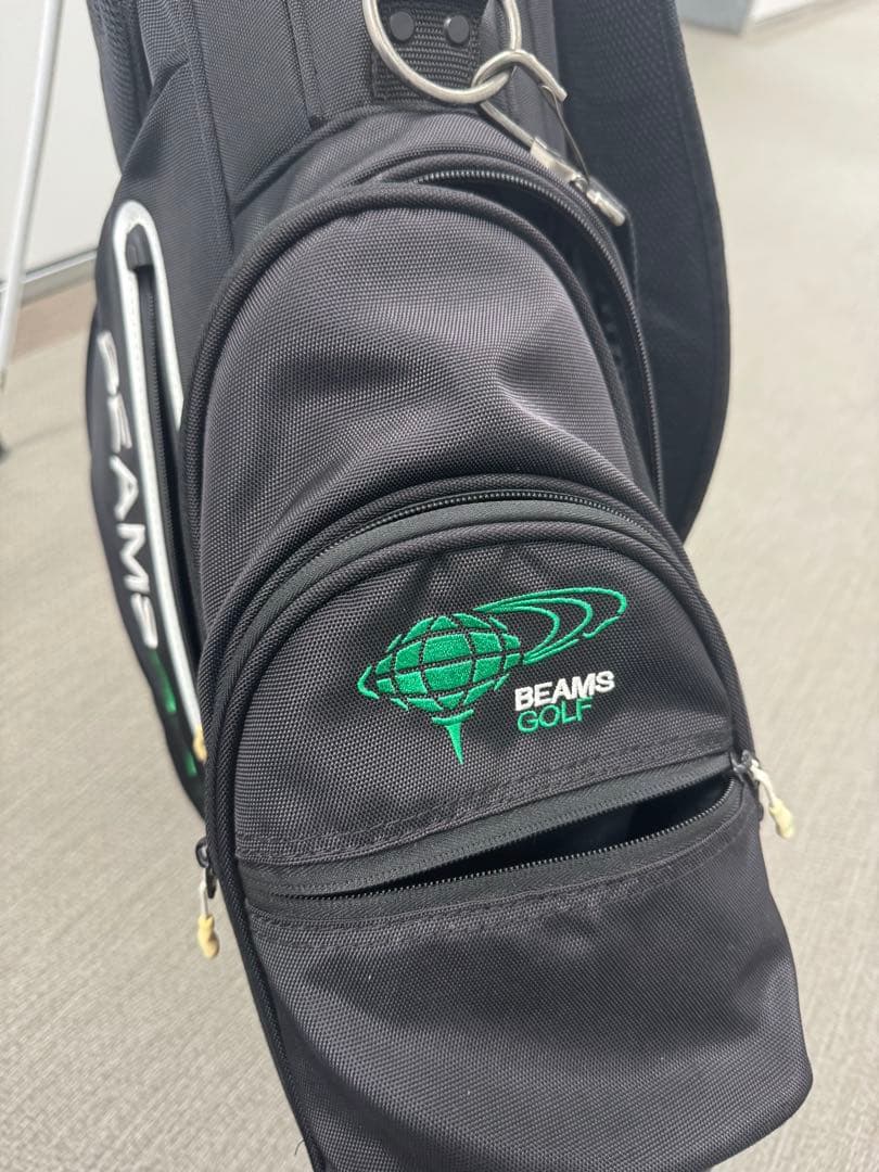 BEAMS GOLF スタンド付きゴルフバッグ 黒