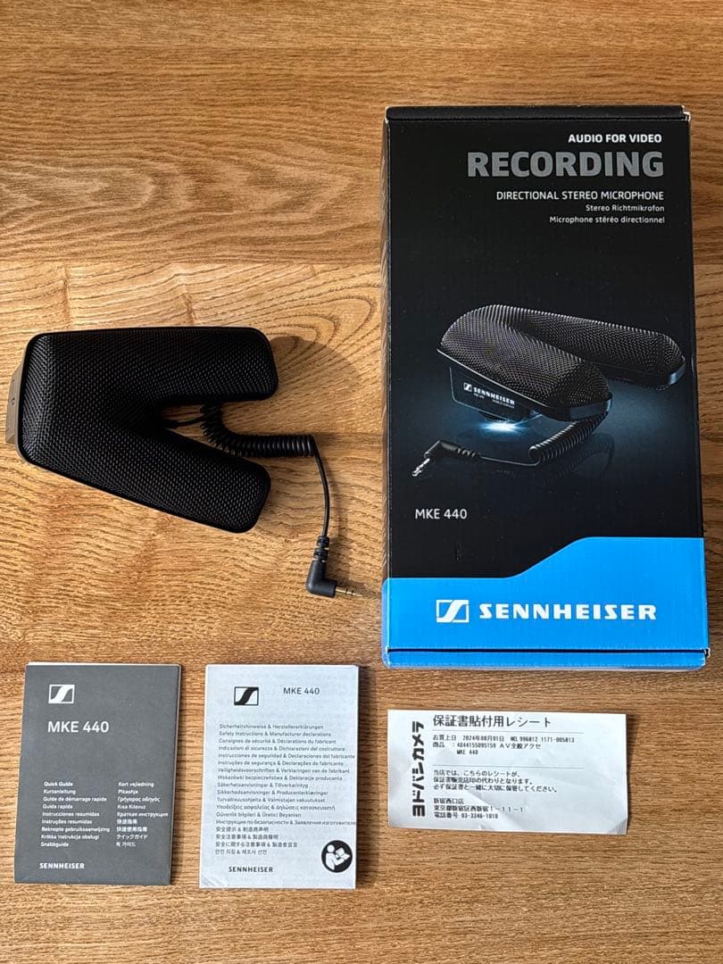 まる様　Sennheiser MKE 440 指向性マイク