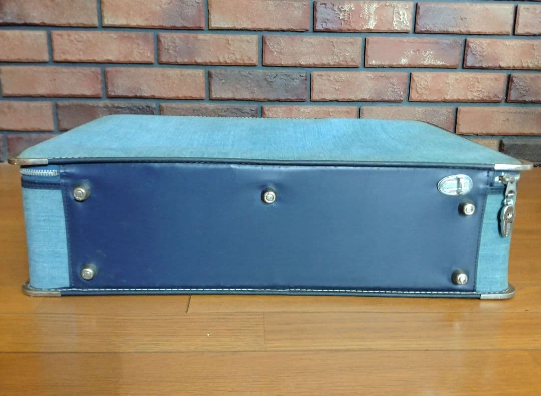 【CANTON】キャリーケース　キャリーバッグ　ボストンバッグ　鍵付　昭和レトロ