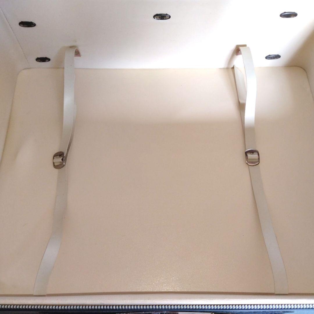 【CANTON】キャリーケース　キャリーバッグ　ボストンバッグ　鍵付　昭和レトロ