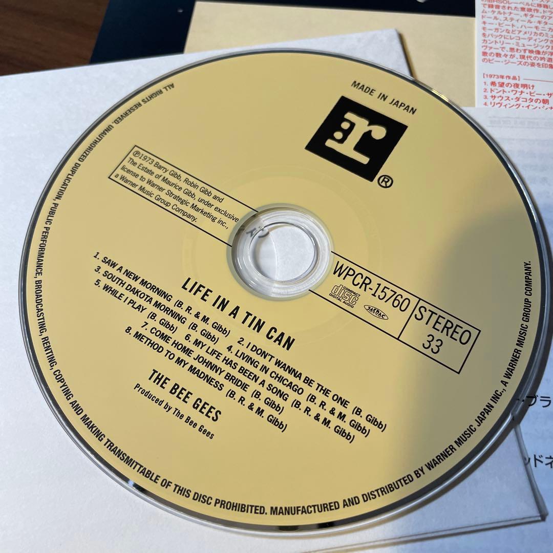 AOR紙ジャケットCD ザ・ビージーズ /Life In A Tin Can