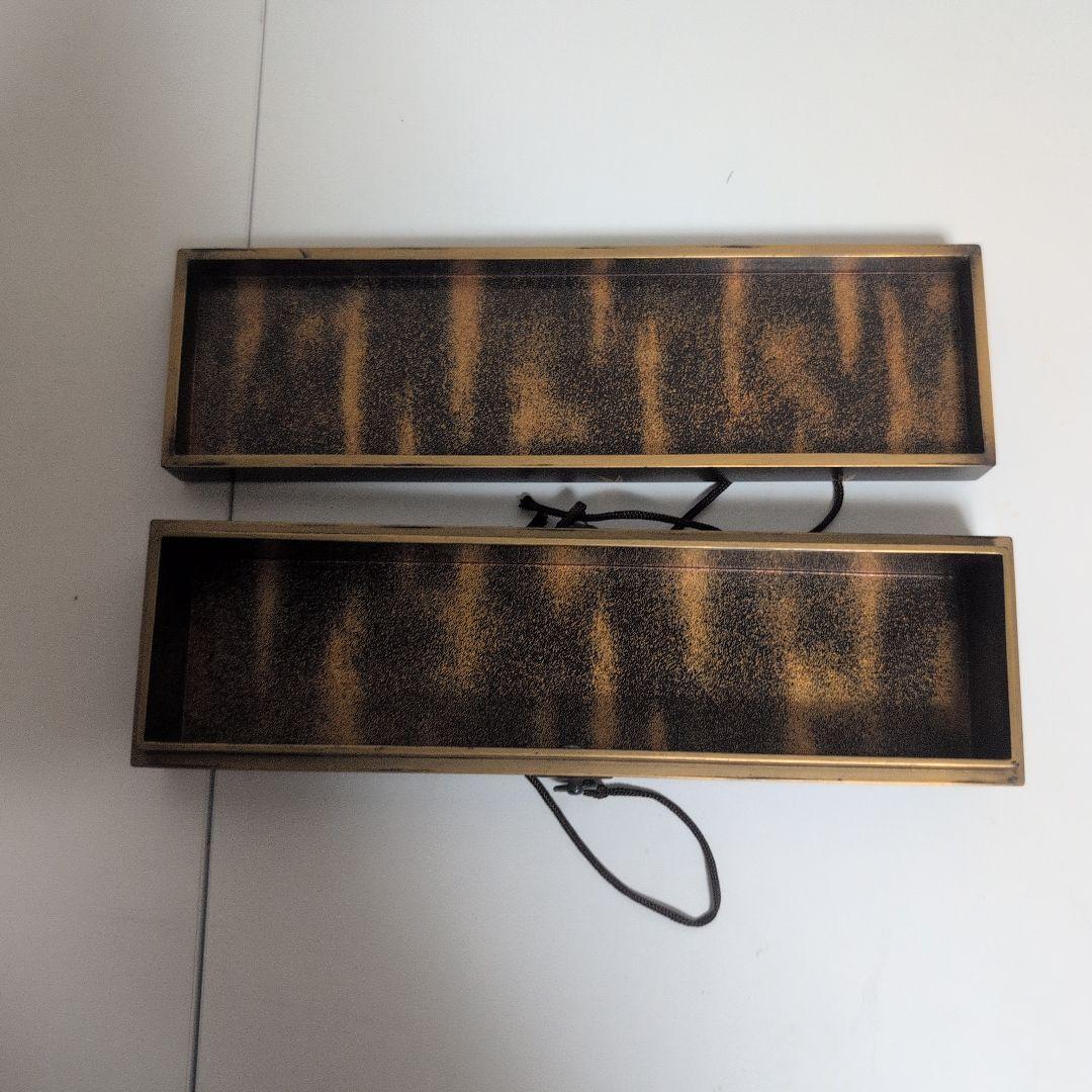 木工芸　蒔絵箱　梨木箱　骨董　古美術