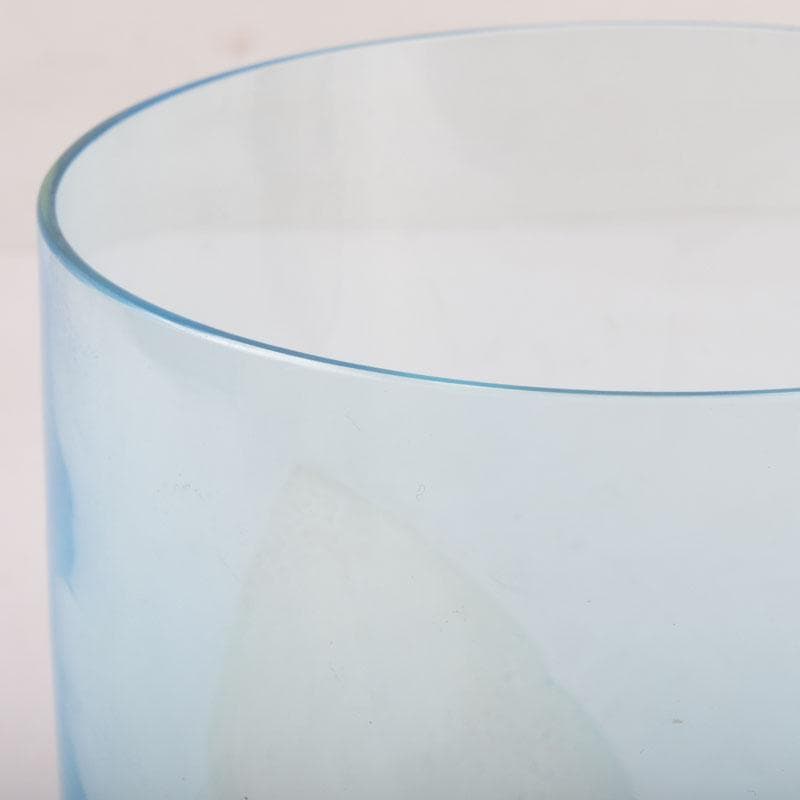 茶道具　水崎長寿作　義山　切箔　水色　水指　蓋裏波車蒔絵　共箱　V　8380