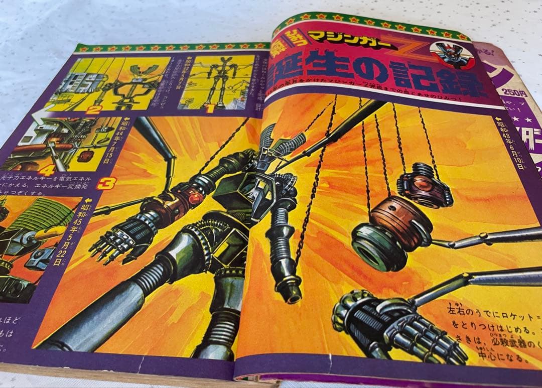雑誌 テレビマガジン 増刊 マジンガーZ 大百科・号 昭和49年 誕生編