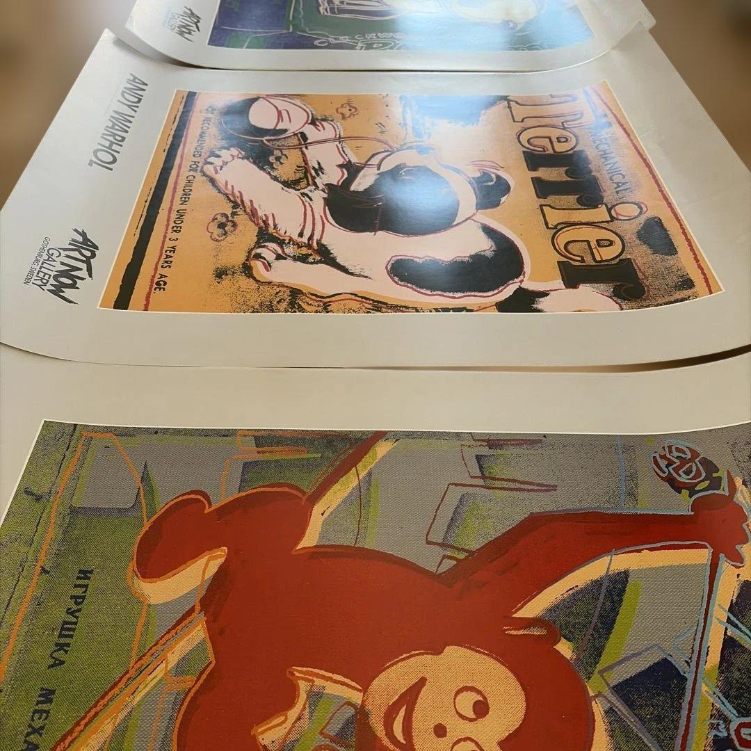 アンディウォーホール　アニマルシリーズ　大判ポスター　アートナウギャラリー中古品