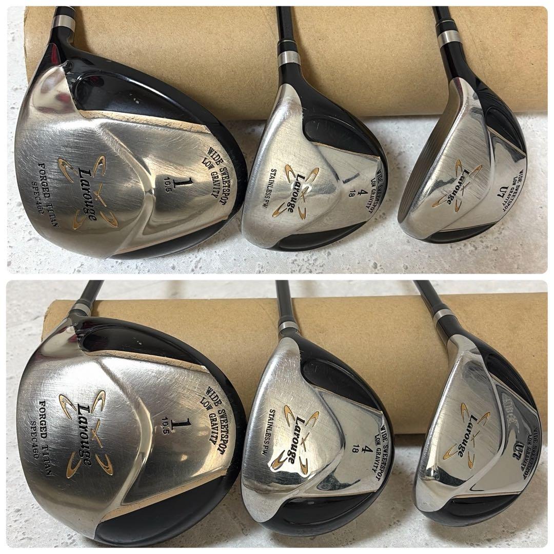 ラルージュ ゴルフクラブセット 11本 メンズ SR キャロウェイ バッグ付き
