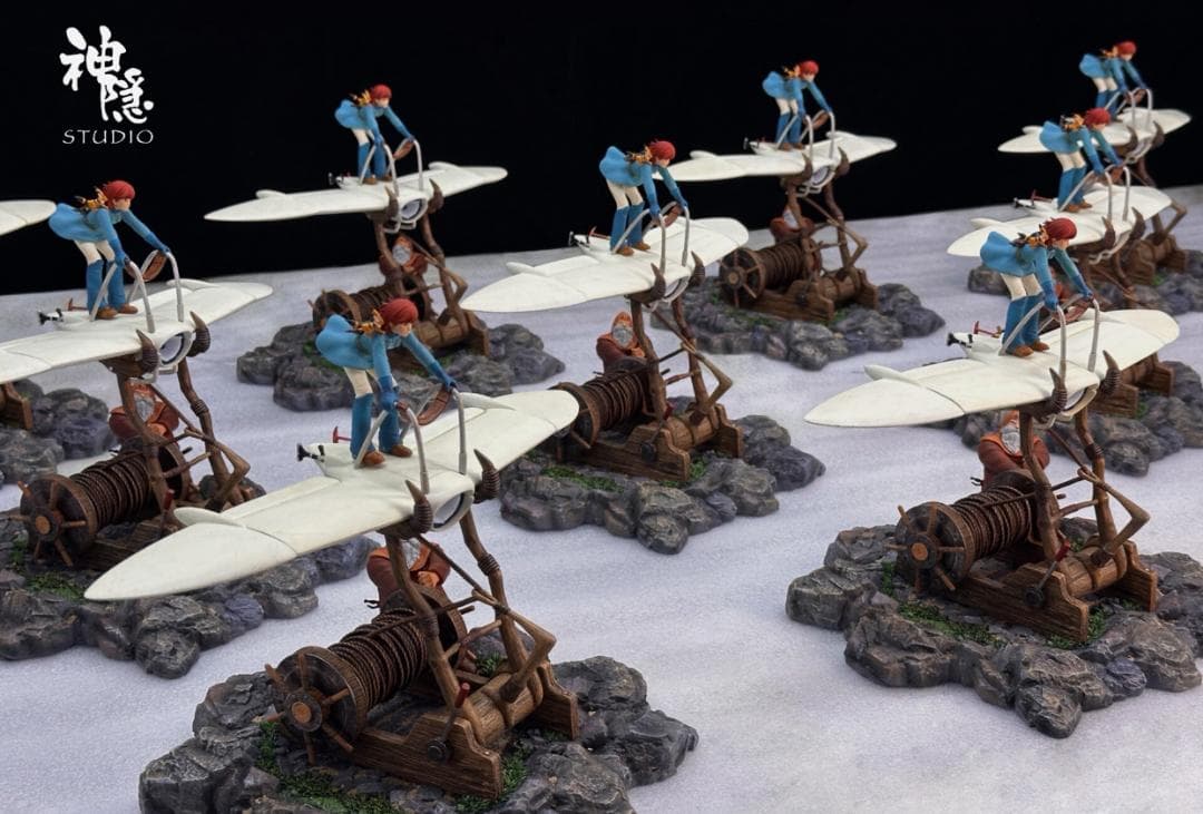 宮崎駿 風の谷 風を操る者 樹脂 彫刻 フィギュア