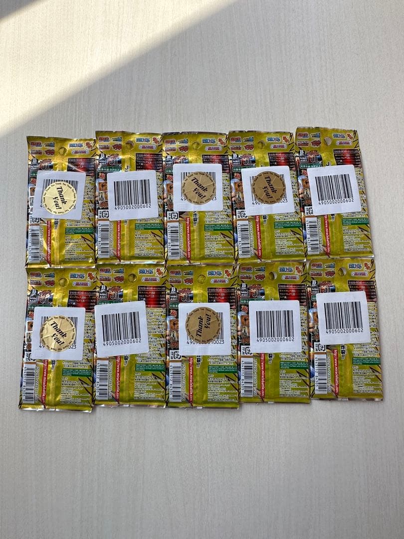 ミラクルバトルカードダス　10パック　未開封　jヒーローブースター　第一弾