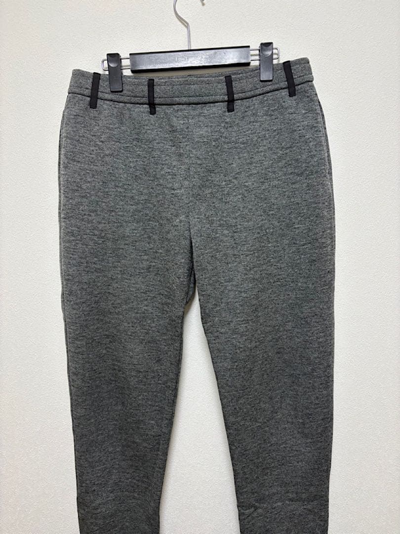 新品1PIU1UGUALE3 GOLF定価4.9万円ニットリブパンツⅥ灰
