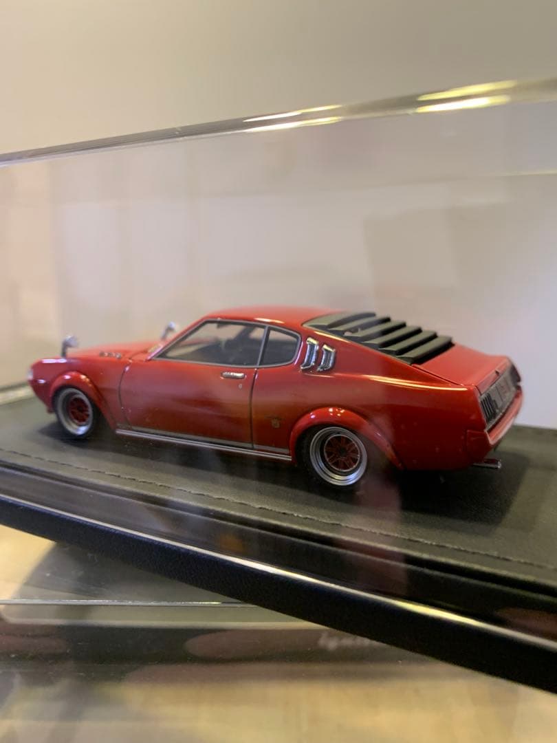 イグニッションモデル　1/43セリカ　2000GT LB RA25 レッド