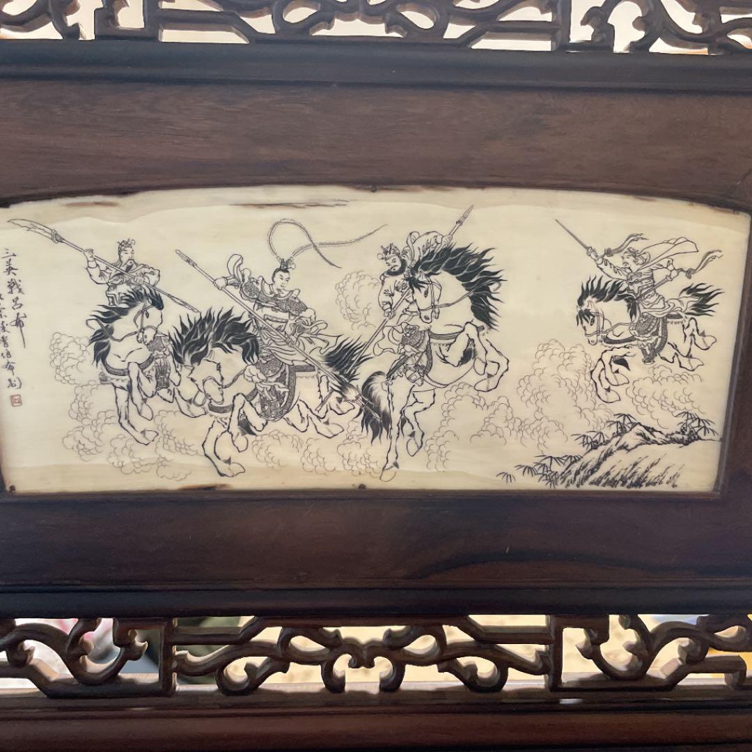 三国志　三英戦呂布図