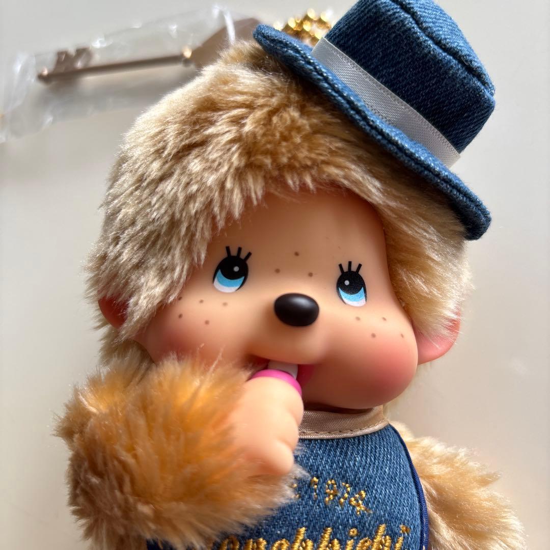 モンチッチ キーホルダー　デニム男の子
