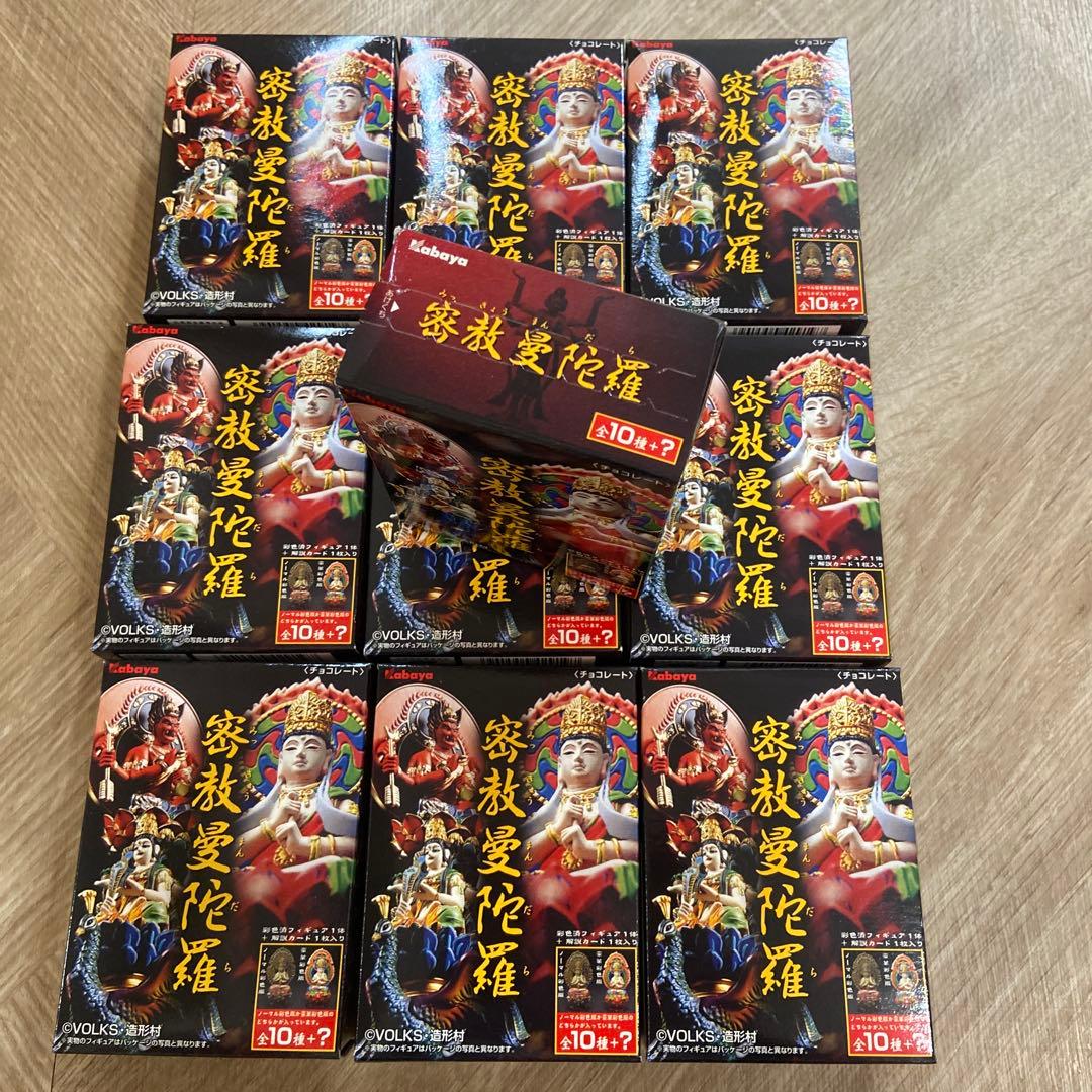 未開封 ⭐︎ カバヤ 密教曼陀羅 10箱 彩色済みフィギュア カード