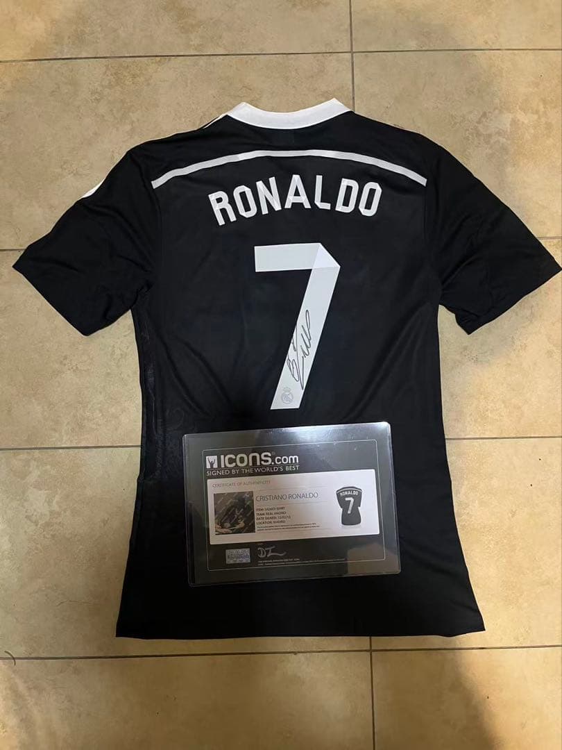 クリスティアーノ・ロナウド直筆サイン入り14-15 Y-3 ヨウジヤマモト