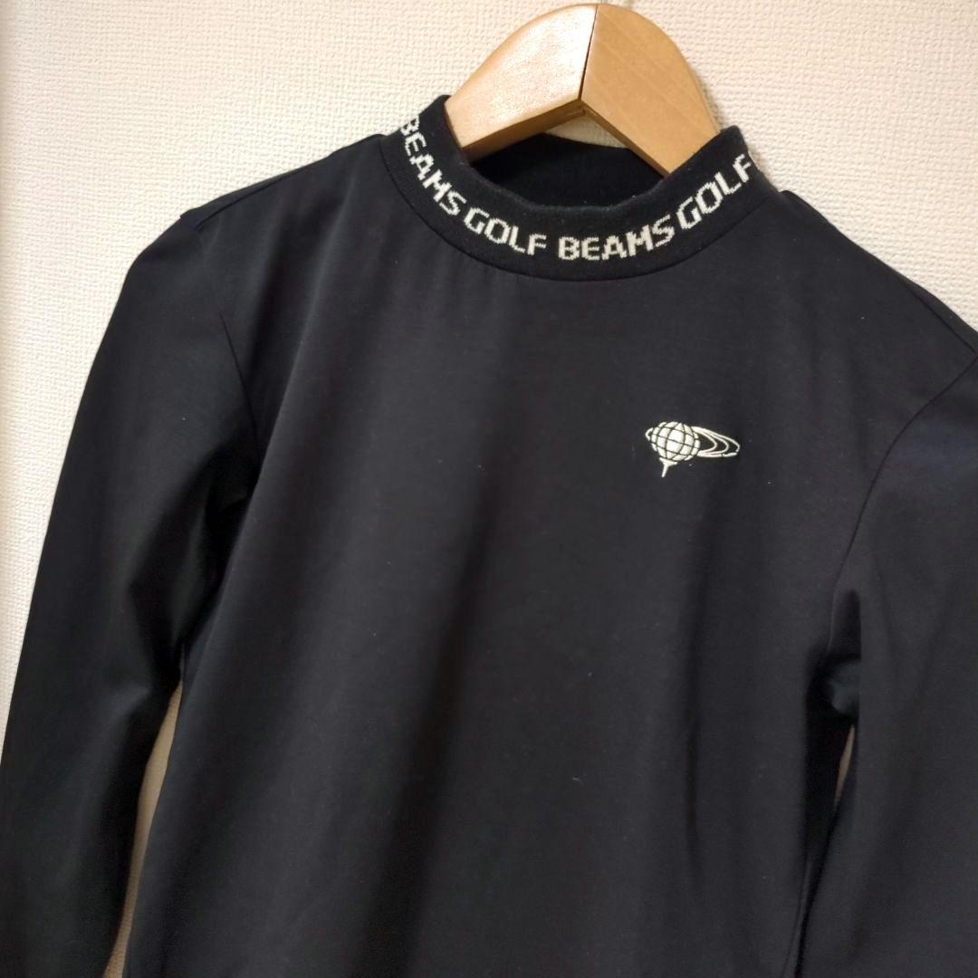 ★美品★BEAMS　GOLFリブ ロングスリーブモックネック　サイズ　M