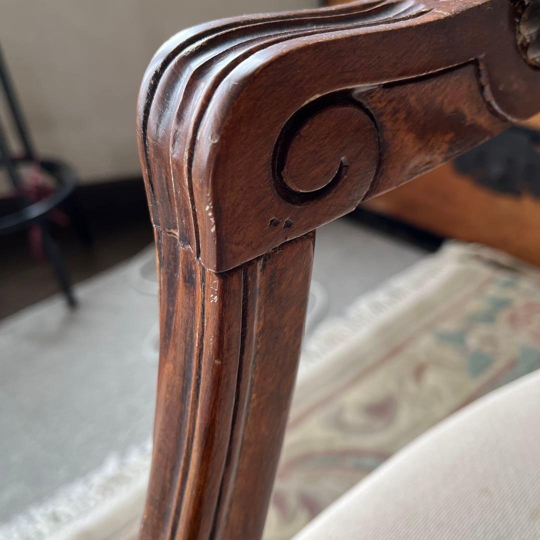 ③バラ売り不可　①〜④セット販売のみ　ロココ調 ゴブラン織り 猫脚　応接セット