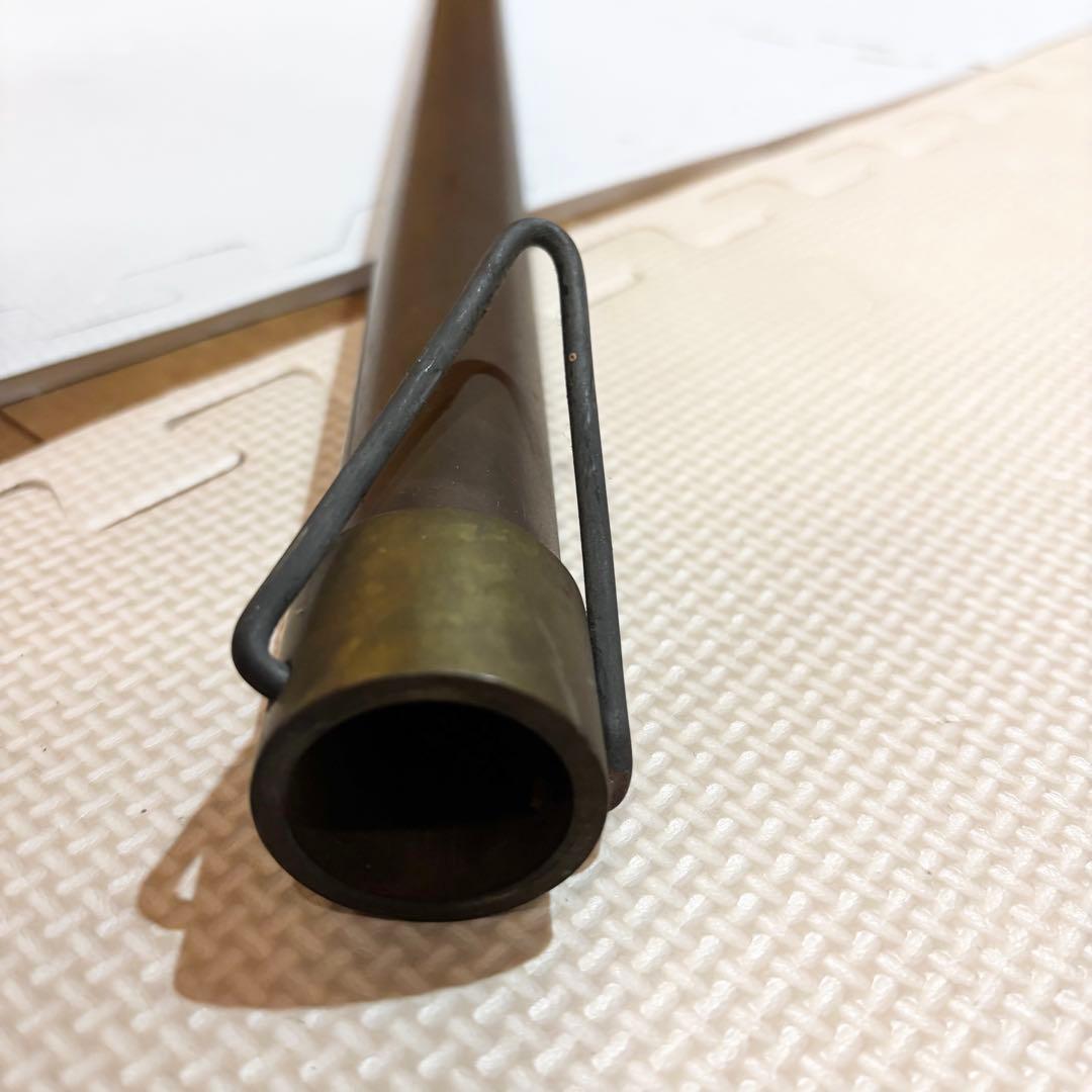 自在鉤 真鍮製 囲炉裏 茶道具 宝船 鶴 亀 アンティーク ビンテージ