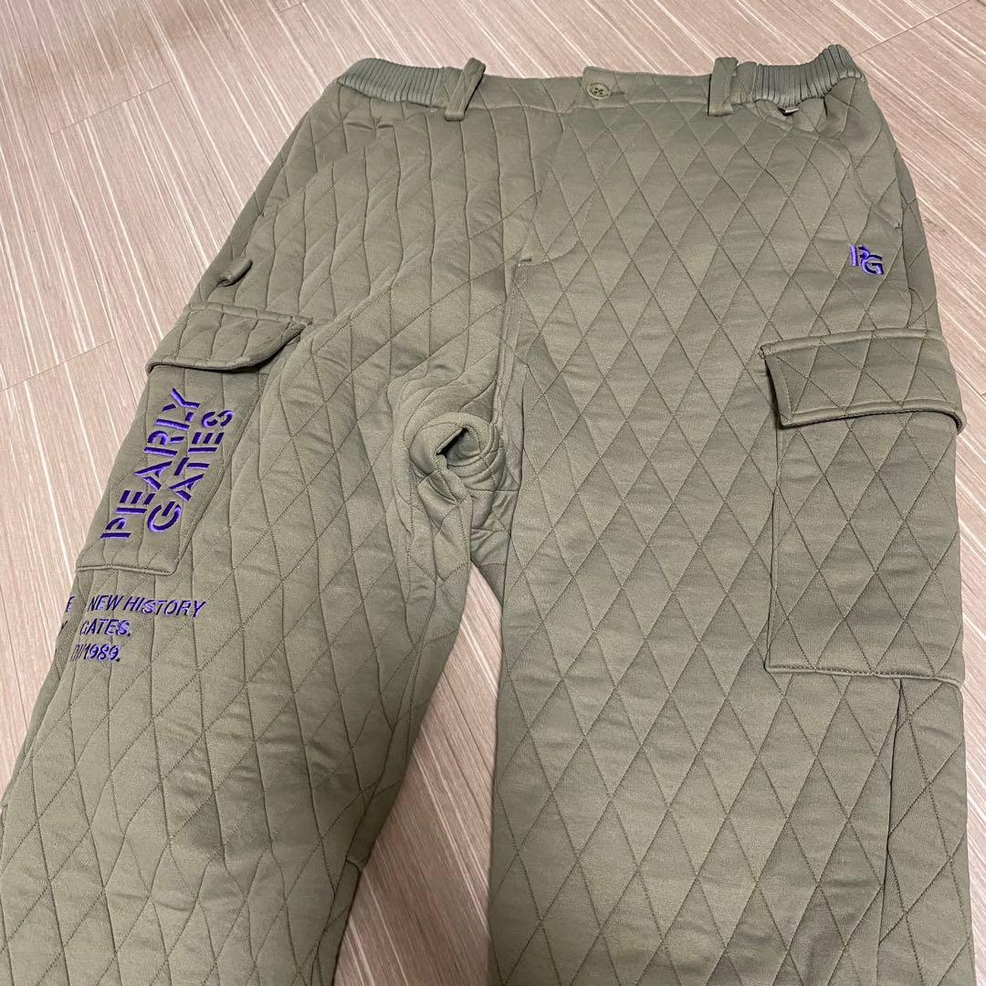 PEARLY GATES キルティングパンツ　サイズM