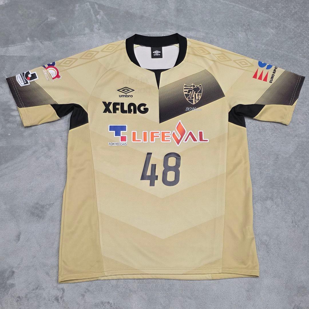 FC東京　チャン・ヒョンス　20周年記念　ユニフォーム　O-XO　UMBRO　金