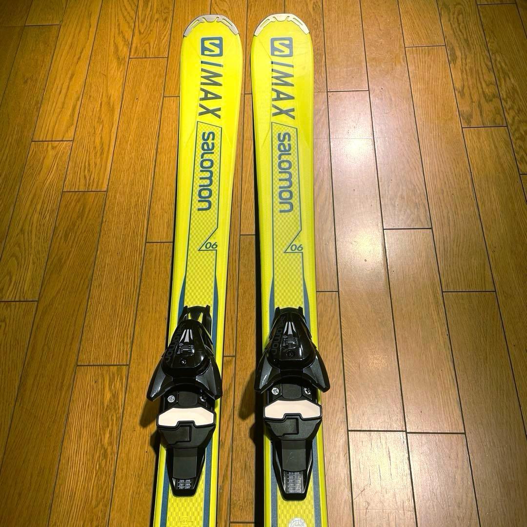 美品軽量salomonサロモンS/MAX6 155cm金具セット　初中級向け