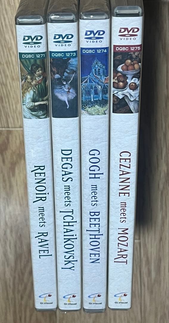 絵画とクラシックDVD Art Meets Classic 4枚 未開封あり