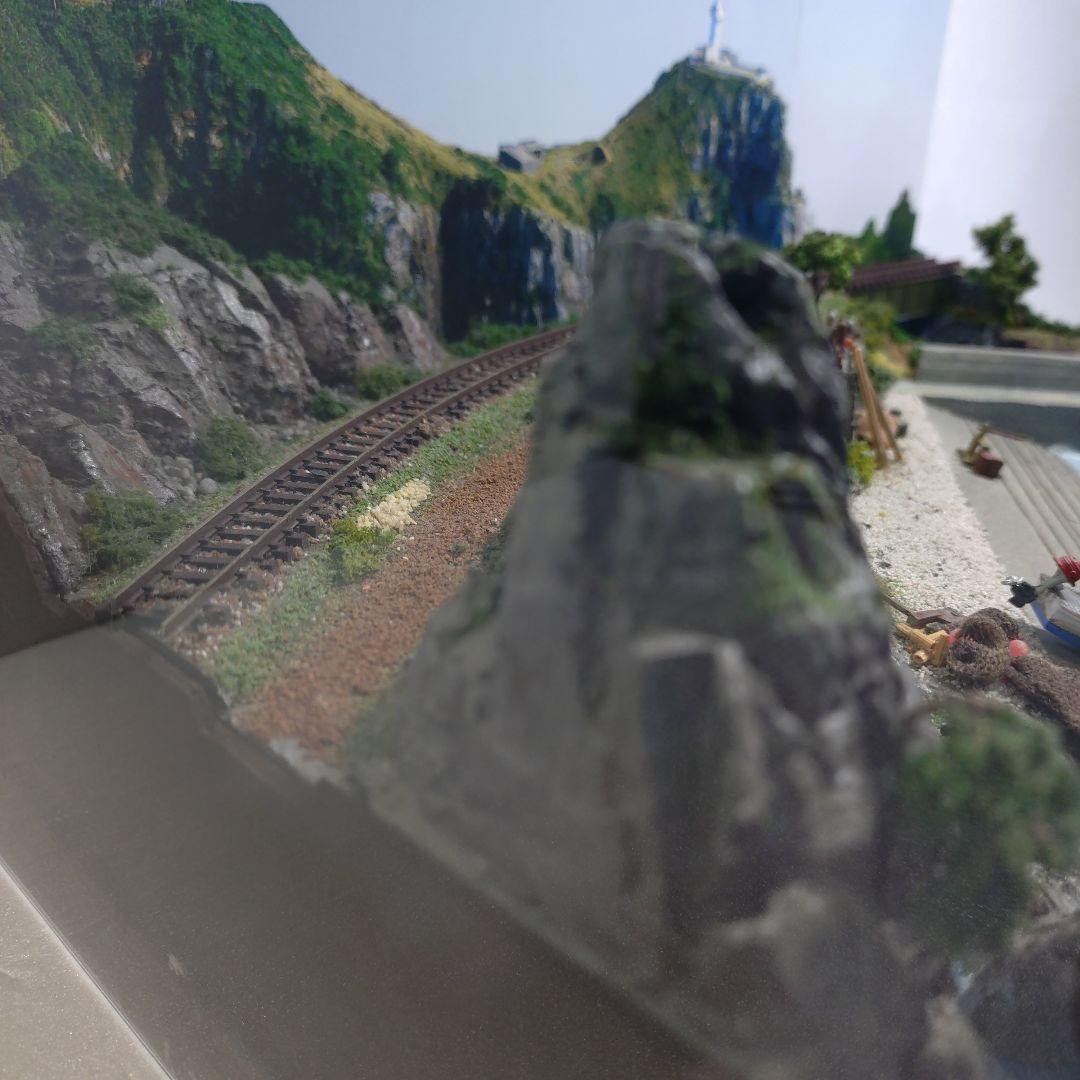 ジオラマ【36✕26✕21cm程度】　Nゲージサイズ?　レール幅（9mm程度）