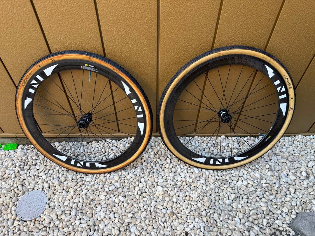 チューブラーカーボンホイール+デュガスTyphoon シクロクロス　即レース可