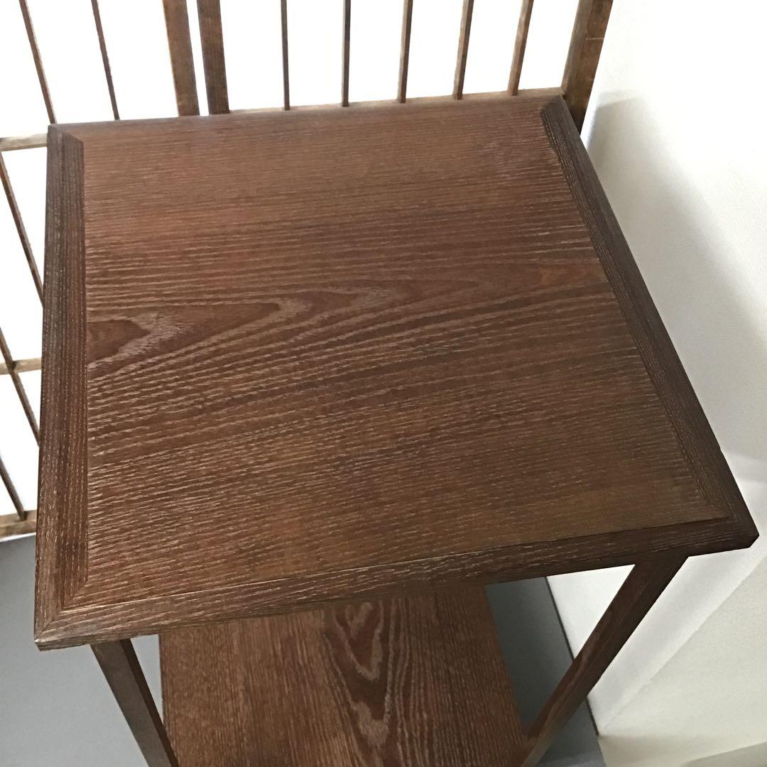 茶道具 棚 桑小卓 縦約275ミリ 横約275ミリ高約520ミリＮ31TKT