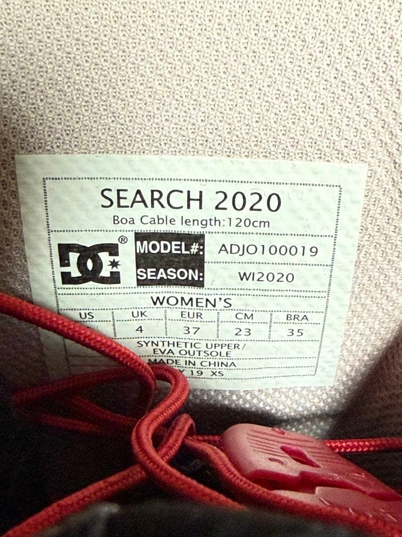 美品 DC スノーボードブーツ 女性用 23.0cm