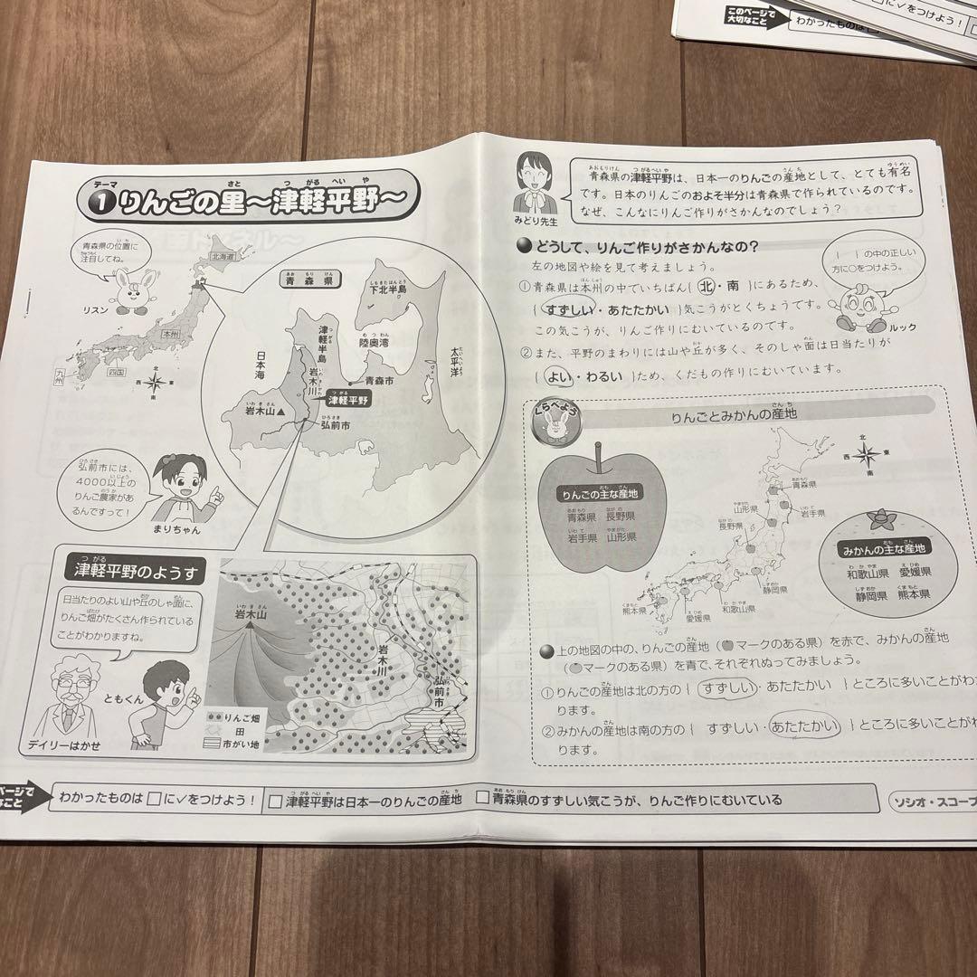 SAPIX 3年理科・社会　Daily Sapix 教材セット