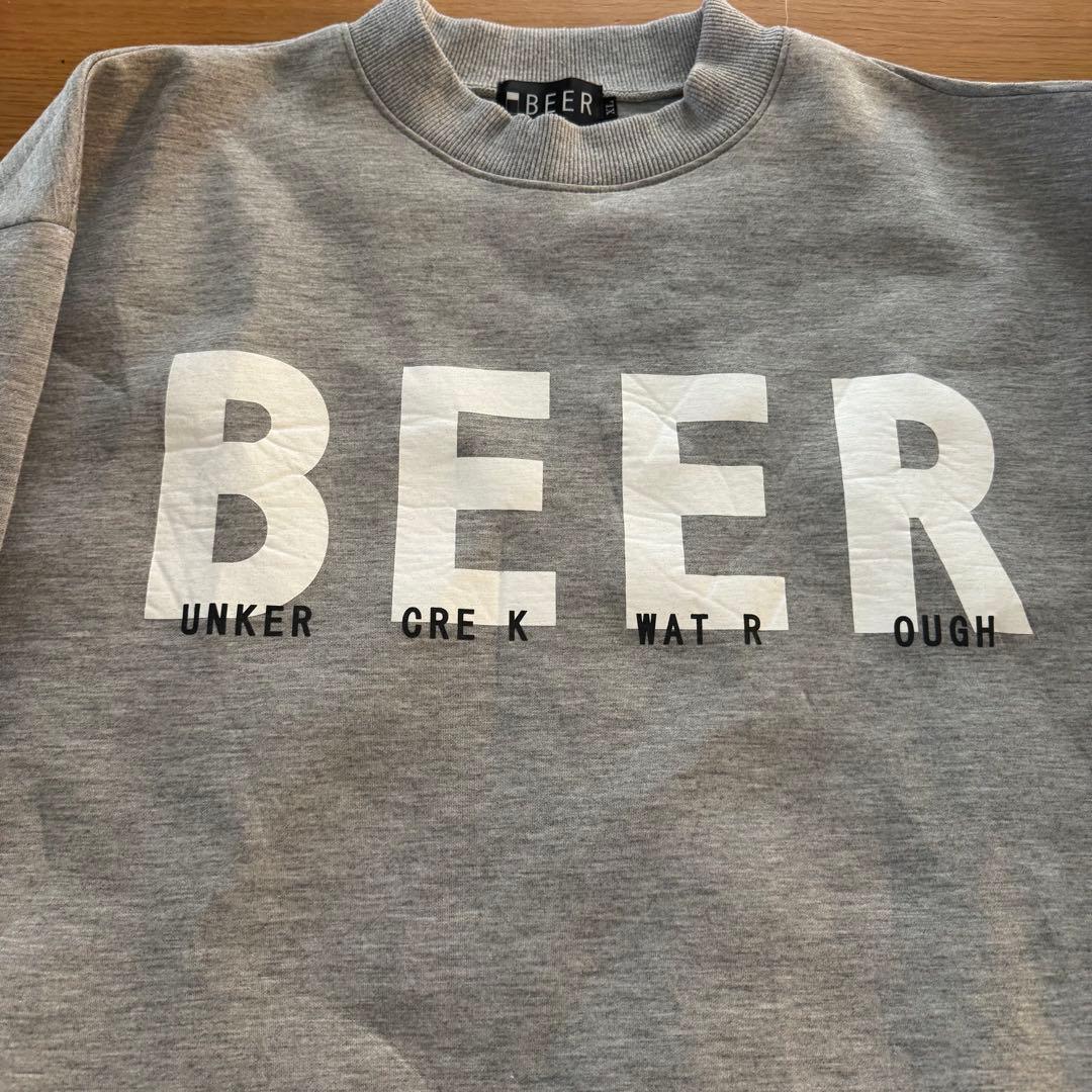 肉*丸様 BEERゴルフ モックネックプルオーバー グレー