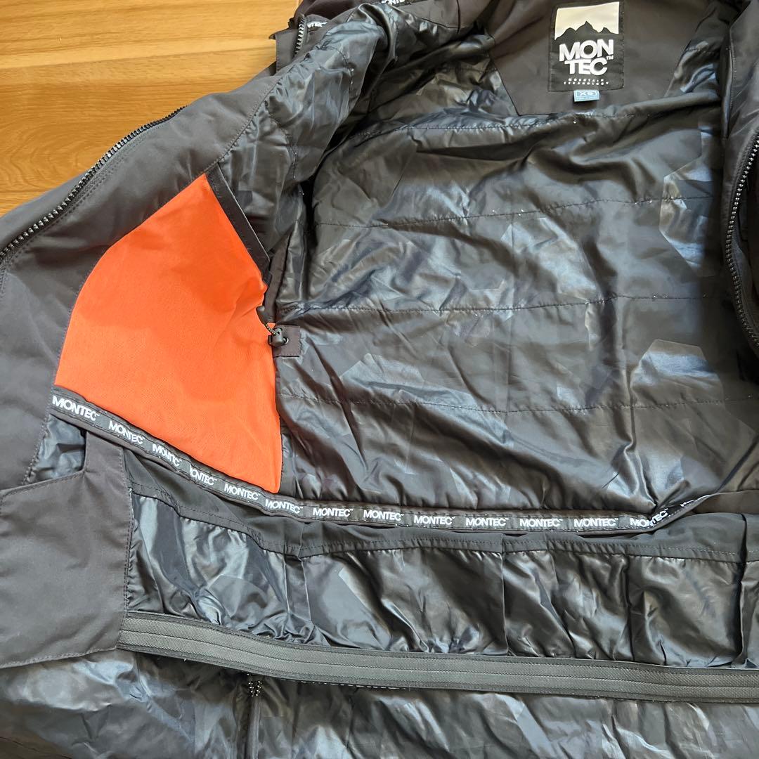 MONTECスノボジャケット XS ブラック