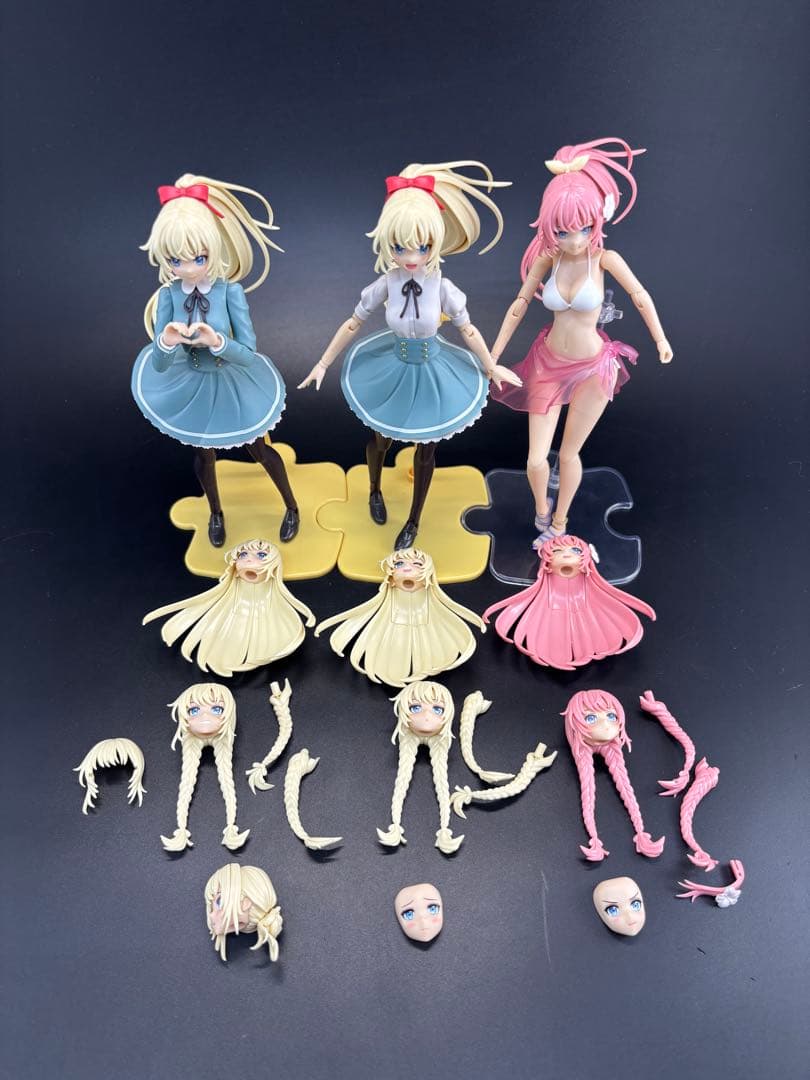 【組立済み】創彩少女庭園 佐伯 リツカ3体まとめ売り